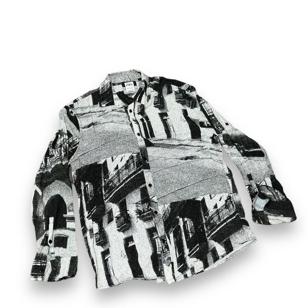 Zara long sleeve shirt, Men's Fashion, Tops & Sets, Formal Shirts on