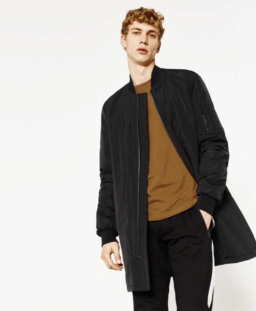 Bombers long homme hot sale zara