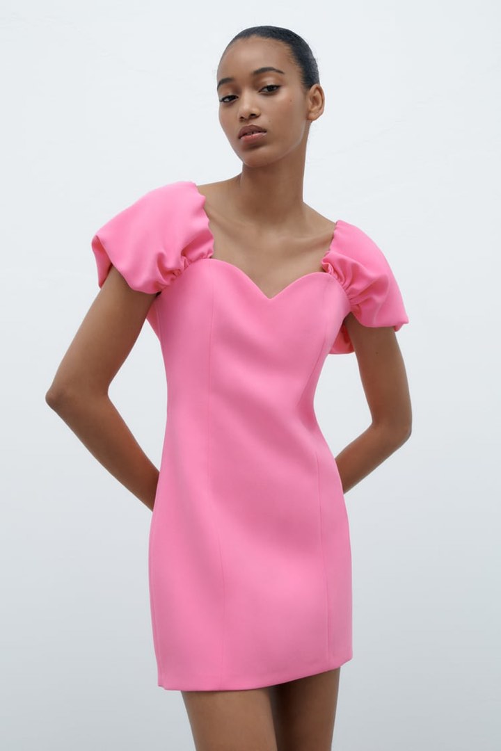 Zara Pink Dress on Carousell