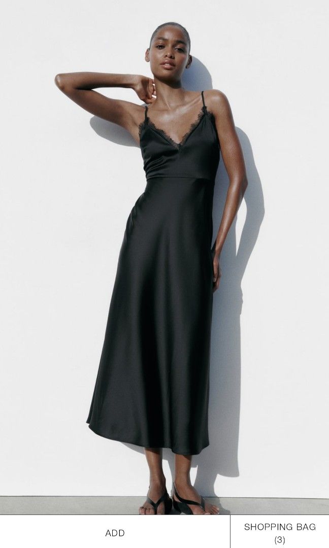 open lace back dress ZARA Formal Dress