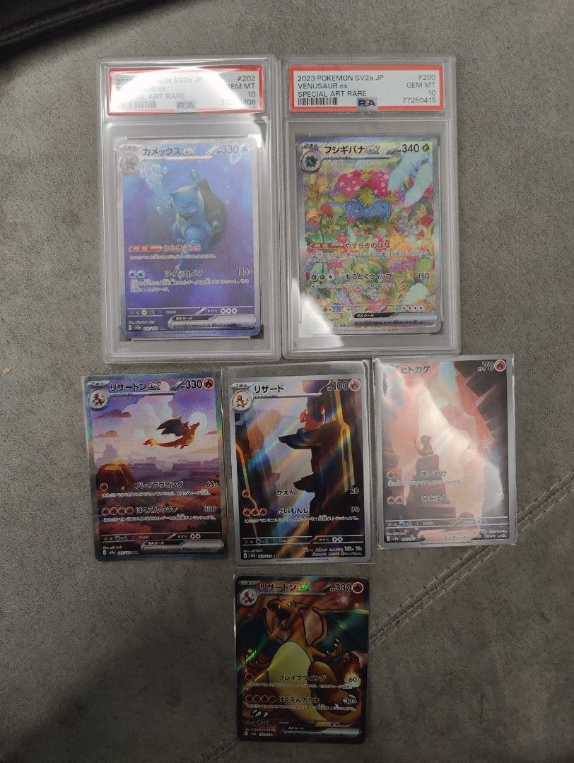 151 Pokemon PSA 10 blastoise & venusaur, Hobbies & Toys, Toys & Games on Carousell