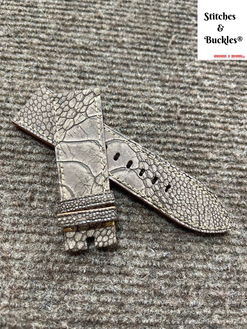 Panerai ostrich deals strap