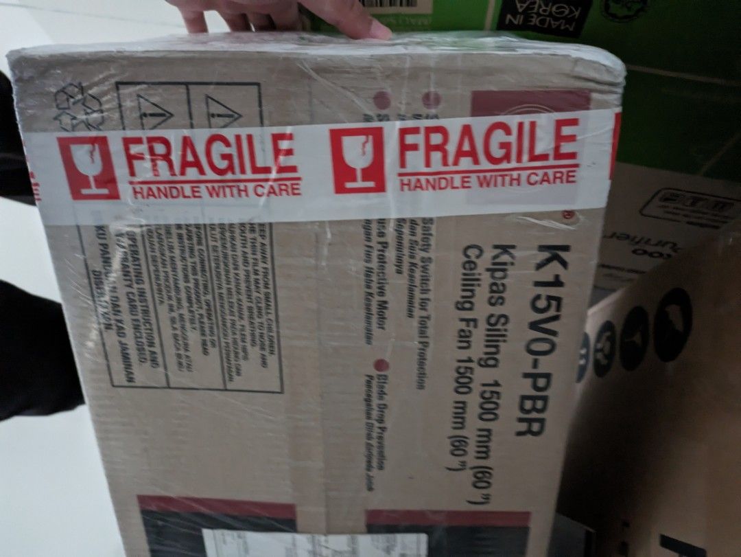 2 Kipas siling KDK 3 bilah regulator 60", Furniture & Home Living