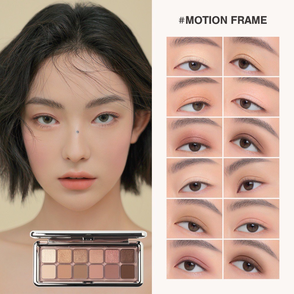 3CE 風格眼影盤12色MOTION FRAME, 美妝保養, 臉部護理, 面部- 化妝品在旋轉拍賣