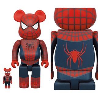 400% + 100% Spiderman FRIENDLY NEIGHBORHOOD SPIDER-MAN bearbrick