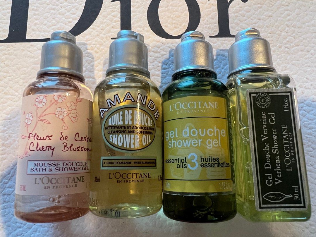 （with delivery）4*35ml loccitane shower gel shower oil , Beauty