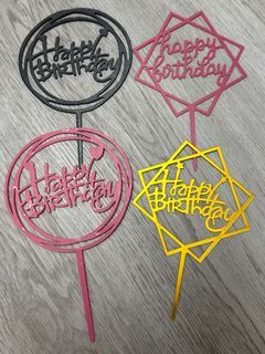 生日牌 and 生日蠟燭
