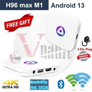 🔔 🔔 4K Android 13 Box H96max M1 Rockchip RK3528 4G 32G 4G 64G LAN WIFI 2.4G/5G and Bluetooth