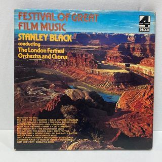 世界電影樂曲 黑膠唱片 Festival of great film music. (3片盒裝) STANLEY BLACK