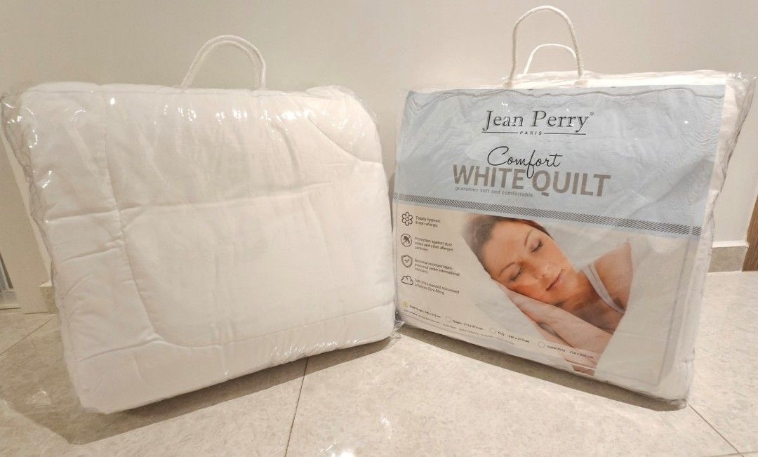 BRAND NEW ZIPPED Jean Perry Quilt Comfortable Size Super Single Furniture Home Living Bedding Towels on Carousell