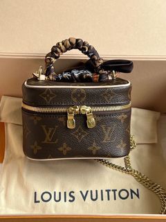LV Nice Nano full set with strap, Luxury, Bags & Wallets on Carousell