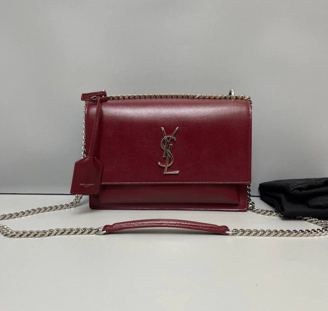 PRE-ORDER ] Preloved YSL Sunset Medium, Luxury, Bags & Wallets on Carousell