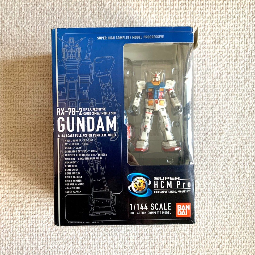 已開盒二手Super HCM Pro 1/144 Gundam RX-78 高達SHCM Pro, 興趣及