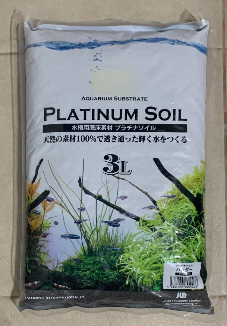 Acquarium substrate Jun Platinum Soil, Pet Supplies, Homes & Other Pet Accessories on Carousell