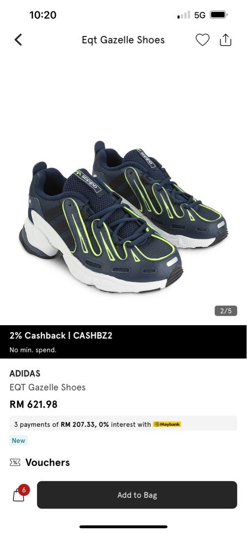ADIDAS EQT Gazelle Shoes, Men's Fashion, Footwear, Sneakers on Carousell