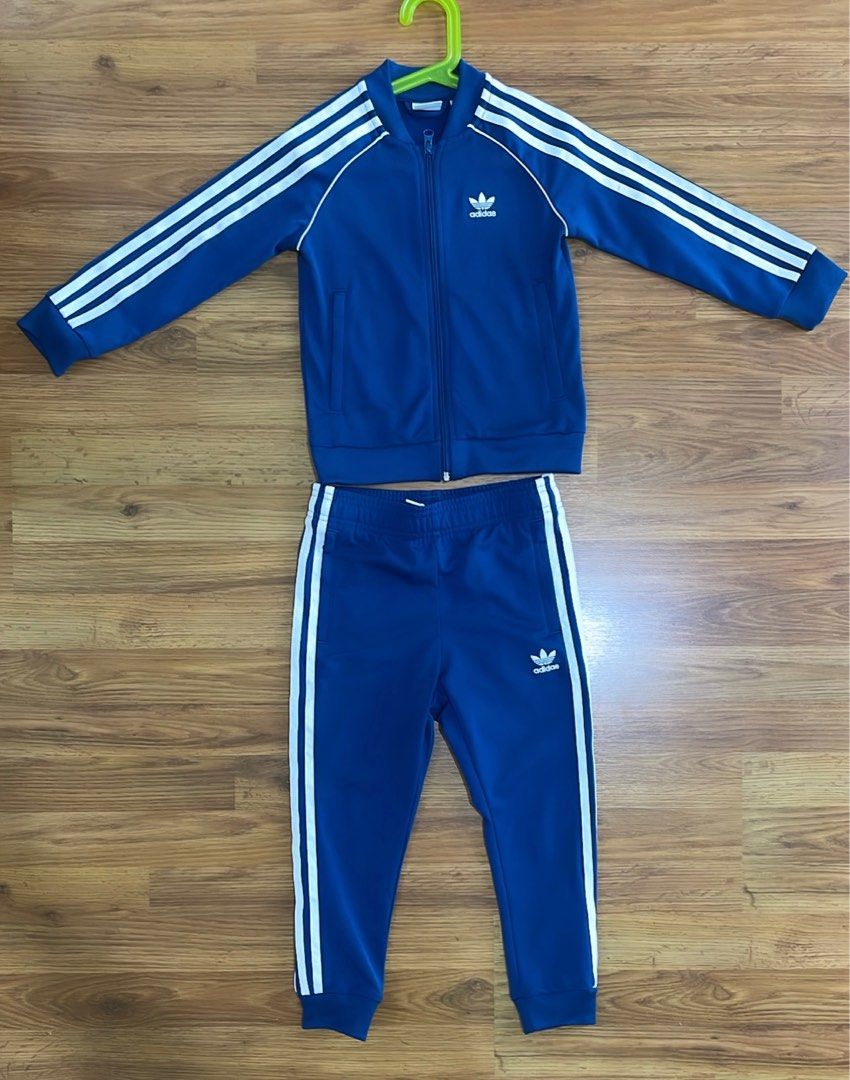 Children's superstar adidas on sale tracksuit