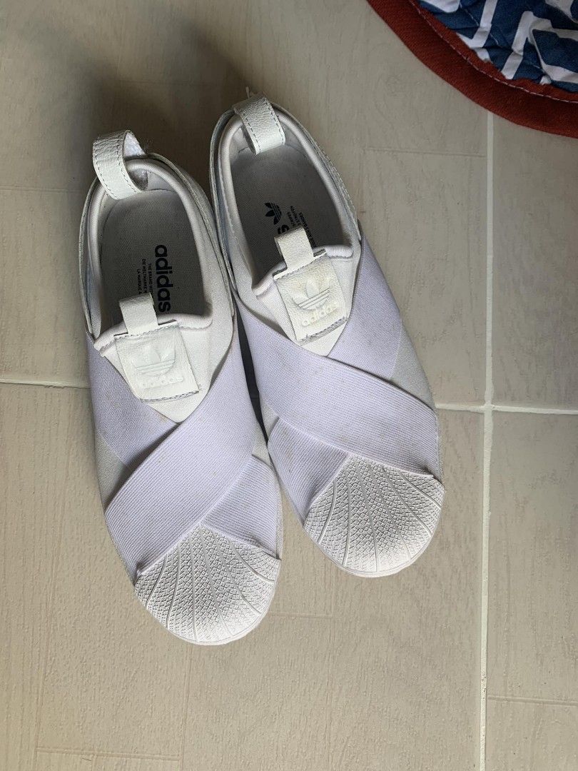 Superstar slip best sale on grey singapore