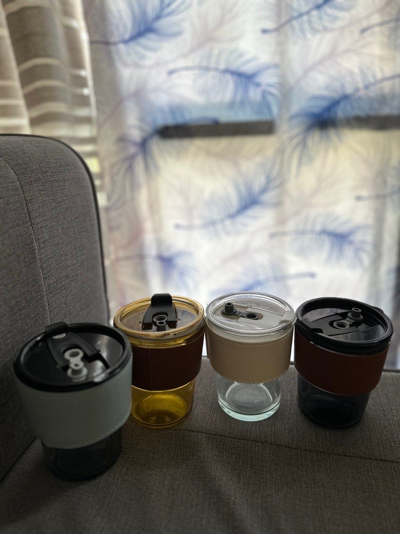 Aesthetic coffee glass with straw (Category: Other Kitchenware & Tableware) located in Manila. Submitted by iamken28 (Listing ID 1248926505, Image 3). Description: .