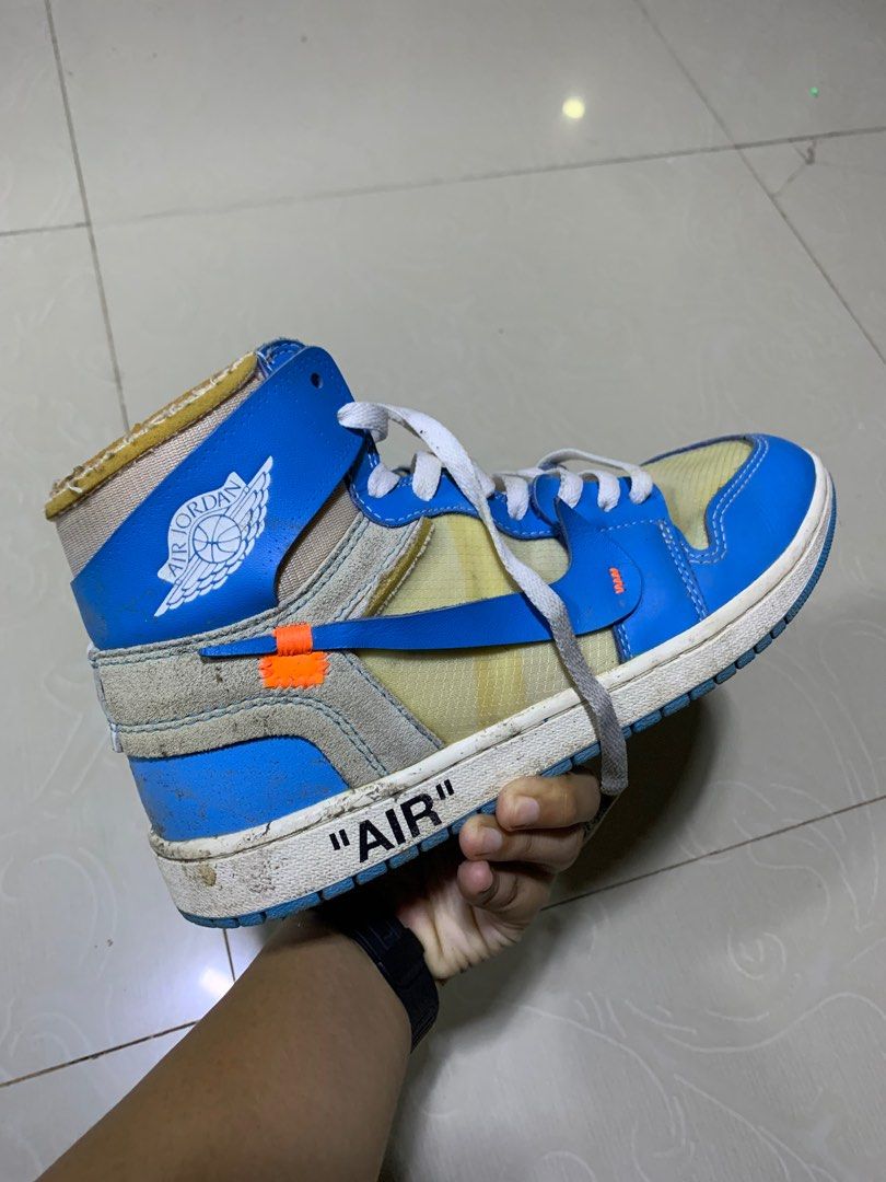 Air jordan 1 off white blue fake hotsell
