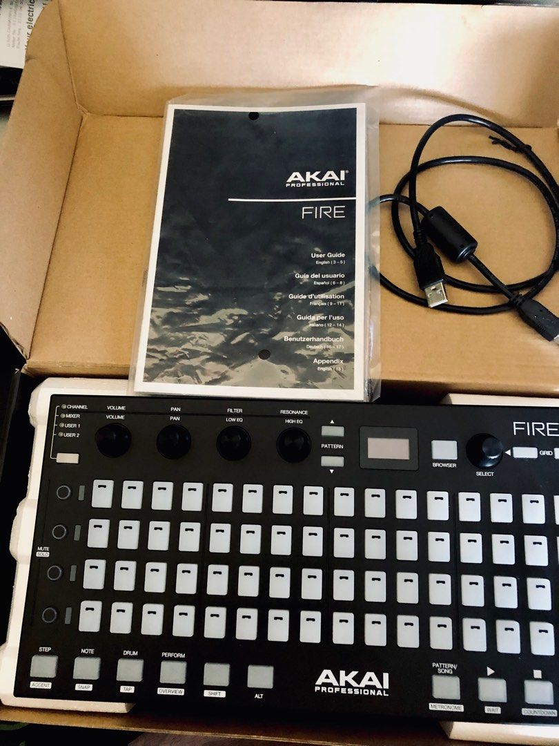 AKAI FL Studio Fire ₱6000 (Still available) (Category: Other Audio Equipment) located in General Trias. Submitted by dj-task (Listing ID 1248894254, Image 3). Description: AKAI FL STUDIO FIRE Literally hook it up to your computer and open FL STUDIO and you are making beats, gives full control of FL DAW. Selling for ₱6000.