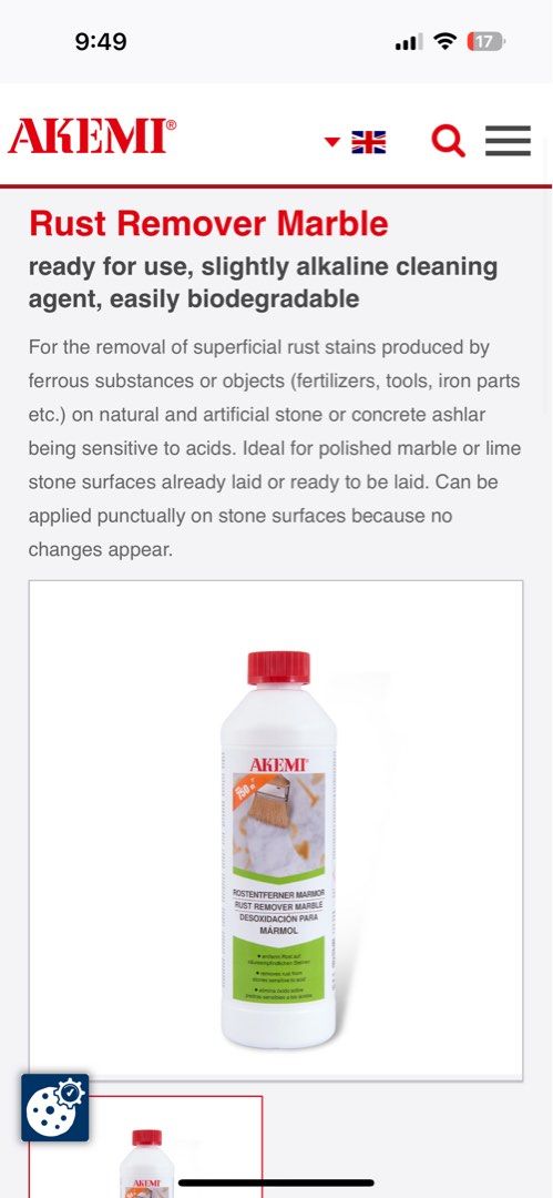 Akemi Rust Remover 1000ml