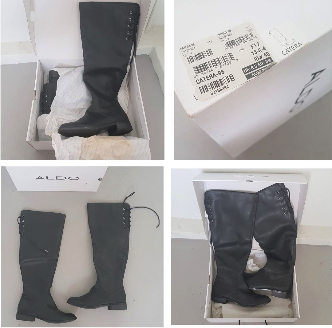 Aldo boots clearance with zipper