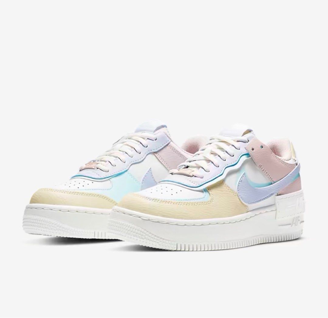 ALL SIZES Nike Air Force 1 Shadow Pastel White Glacier Women s