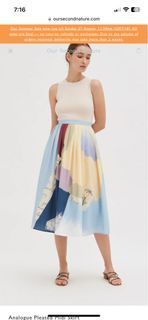 Analogue Pleated Skirt