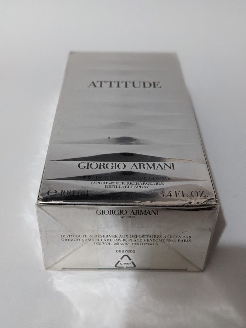 Armani new arrivals attitude 100ml