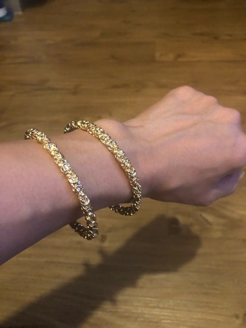 Gold cuban on sale link anklet bracelet