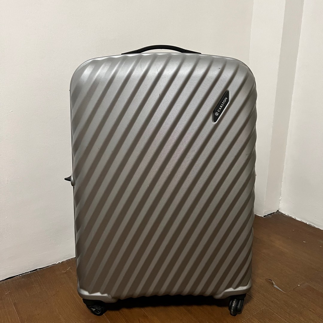 Authentic Carlton suitcase (second hand), Hobbies & Toys, Travel