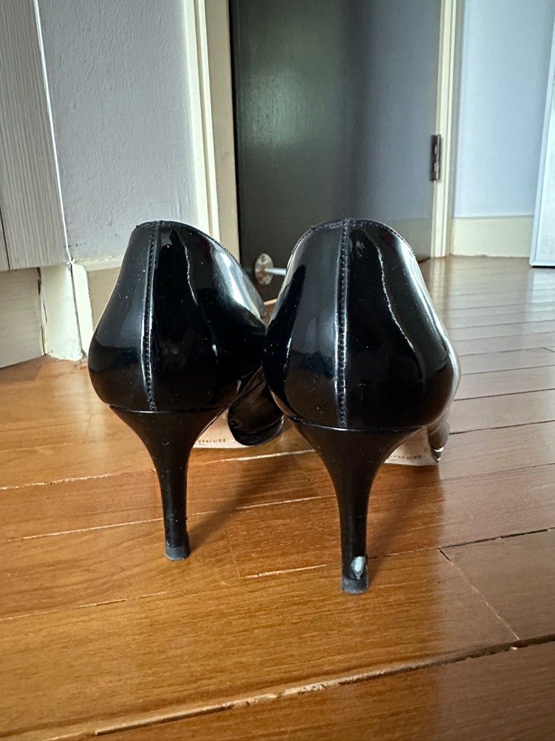 Authentic L.K. Bennett Black Patent Leather Shoes Women s Fashion