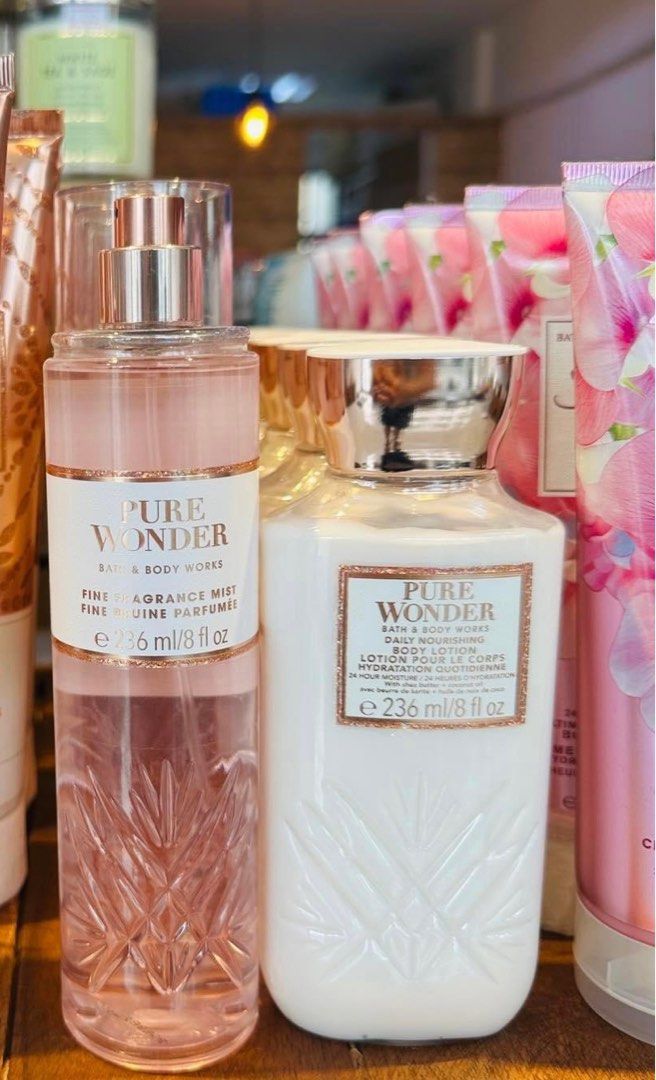 Authentic Pure Wonder Bath & Body Works Set on Carousell