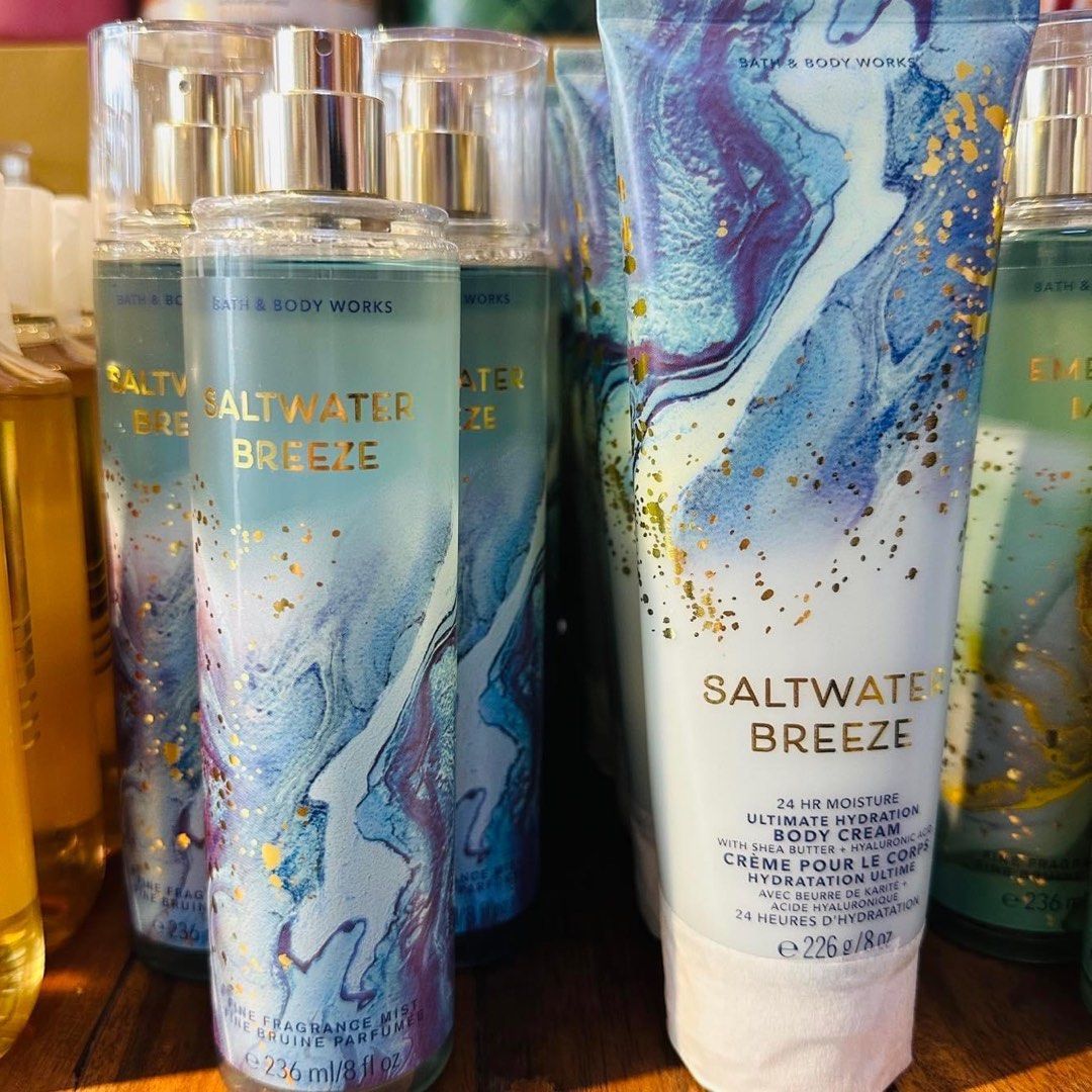 Authentic Saltwater Breeze Bath & Body Works Set on Carousell