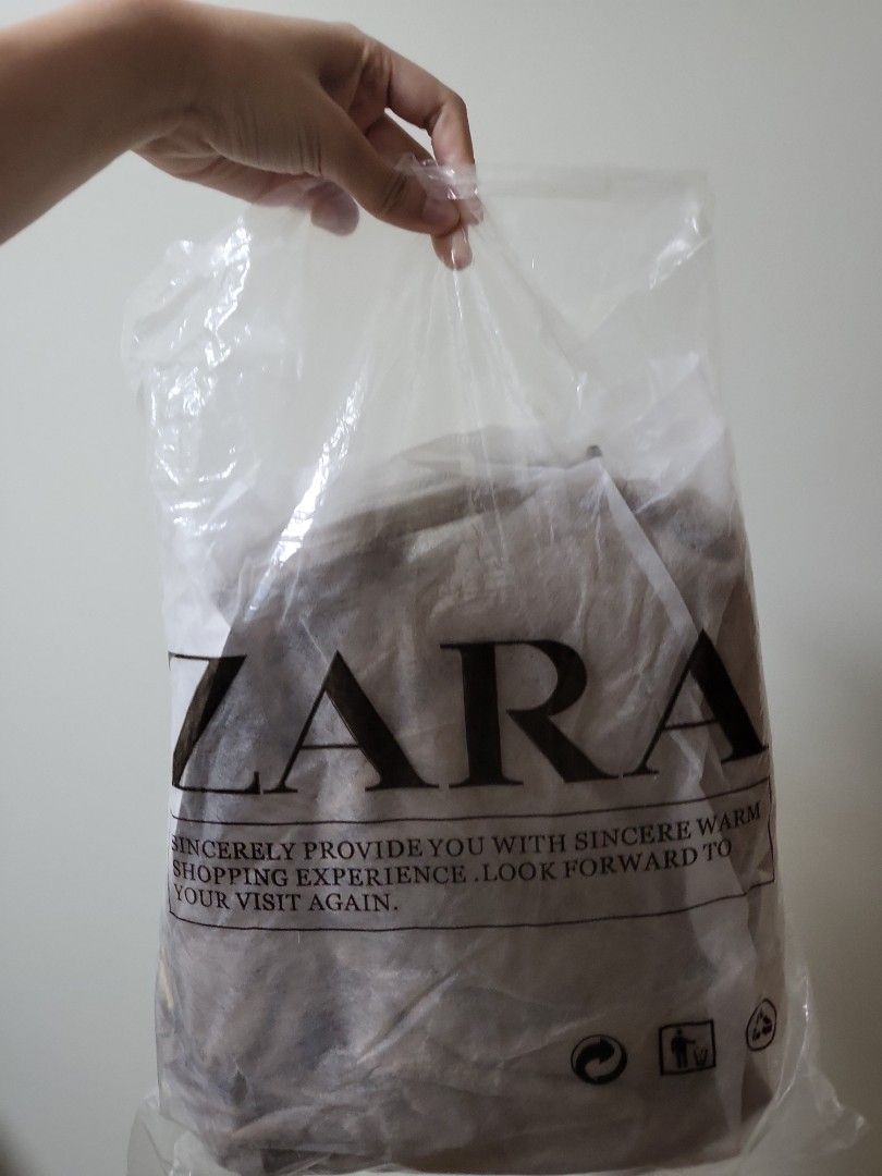 AUTHENTIC ZARA brown dumpling bag