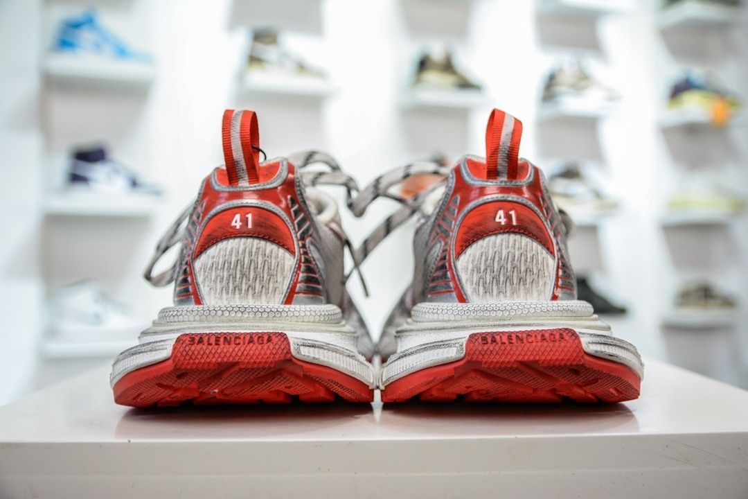 Mens red balenciaga outlet