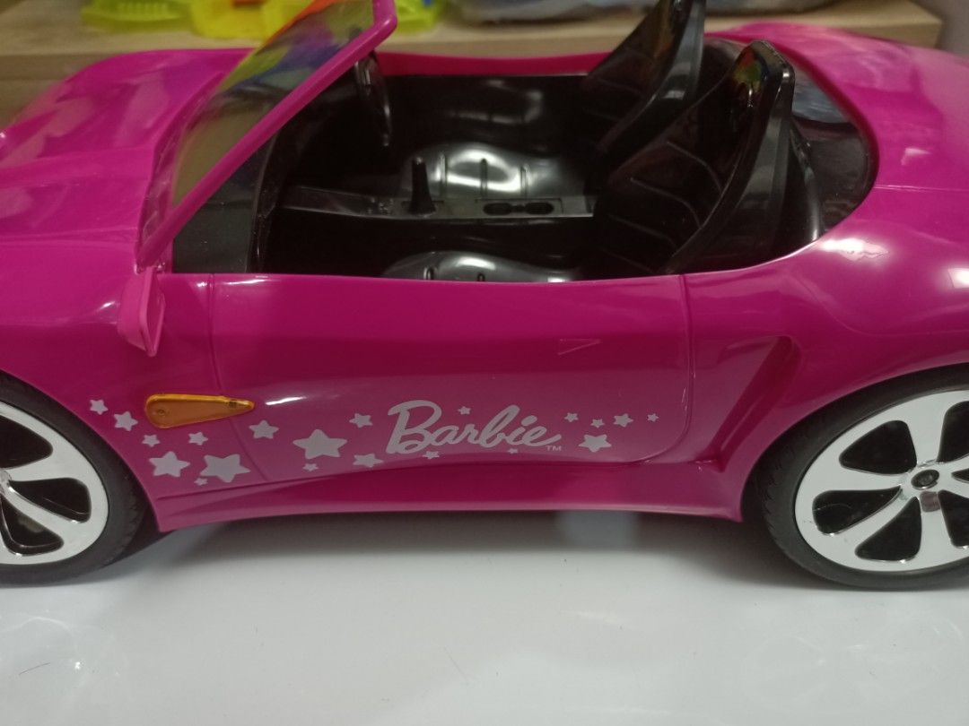 Barbie Convertible Remote Control Car on Carousell