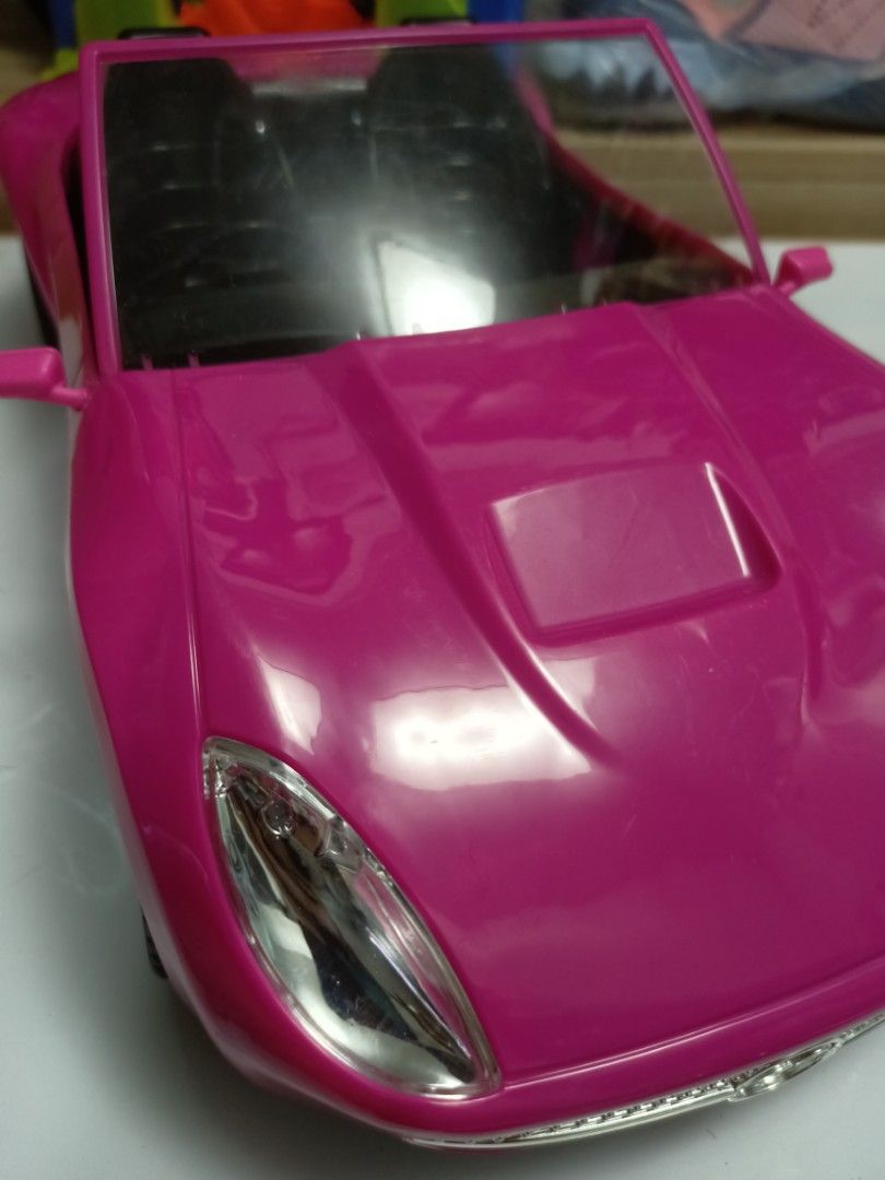 Barbie Convertible Remote Control Car on Carousell