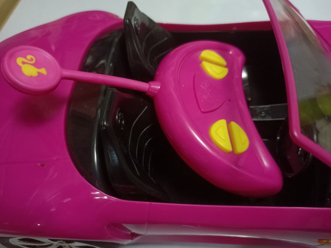Barbie Convertible Remote Control Car on Carousell