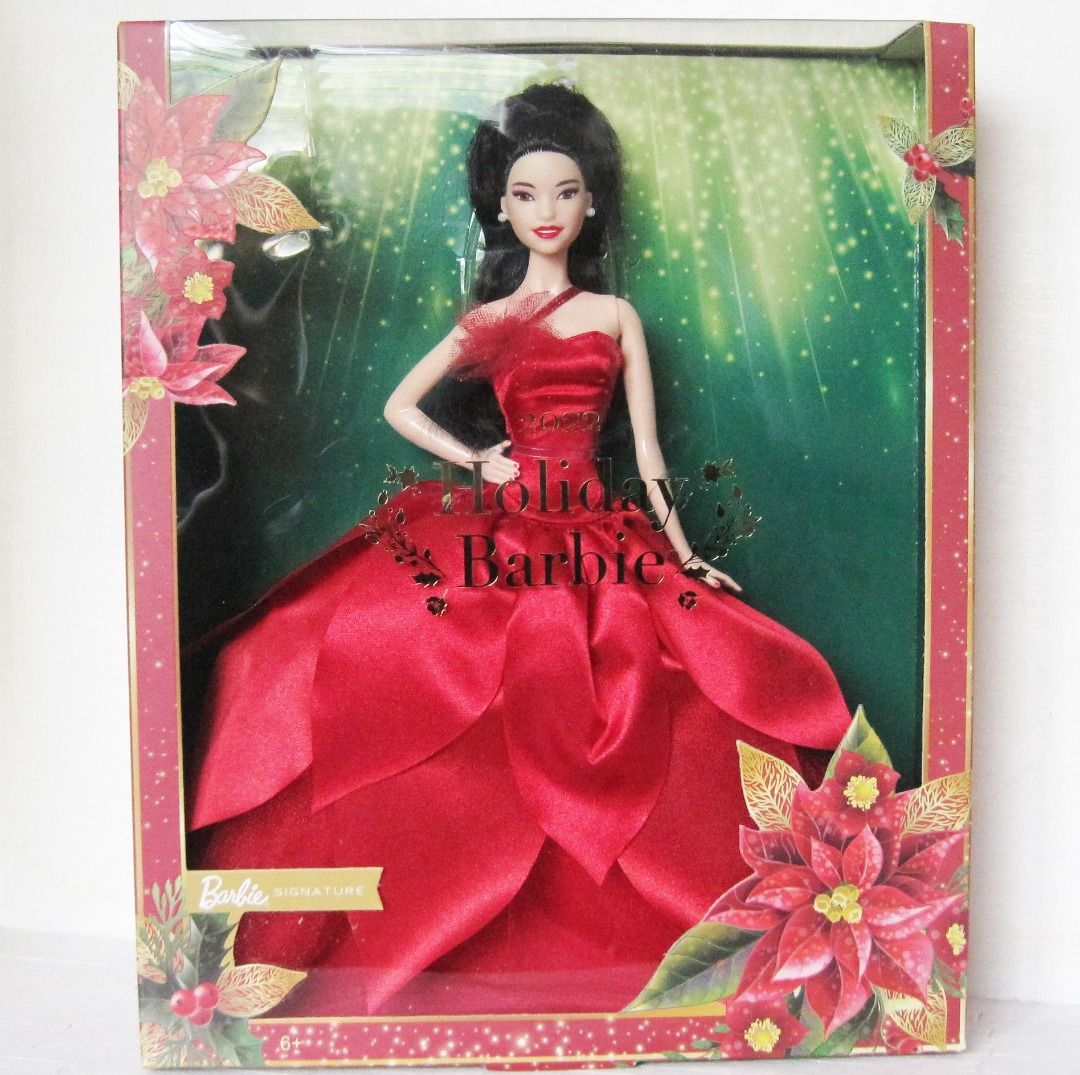 2022 Holiday Barbie, Black Hair