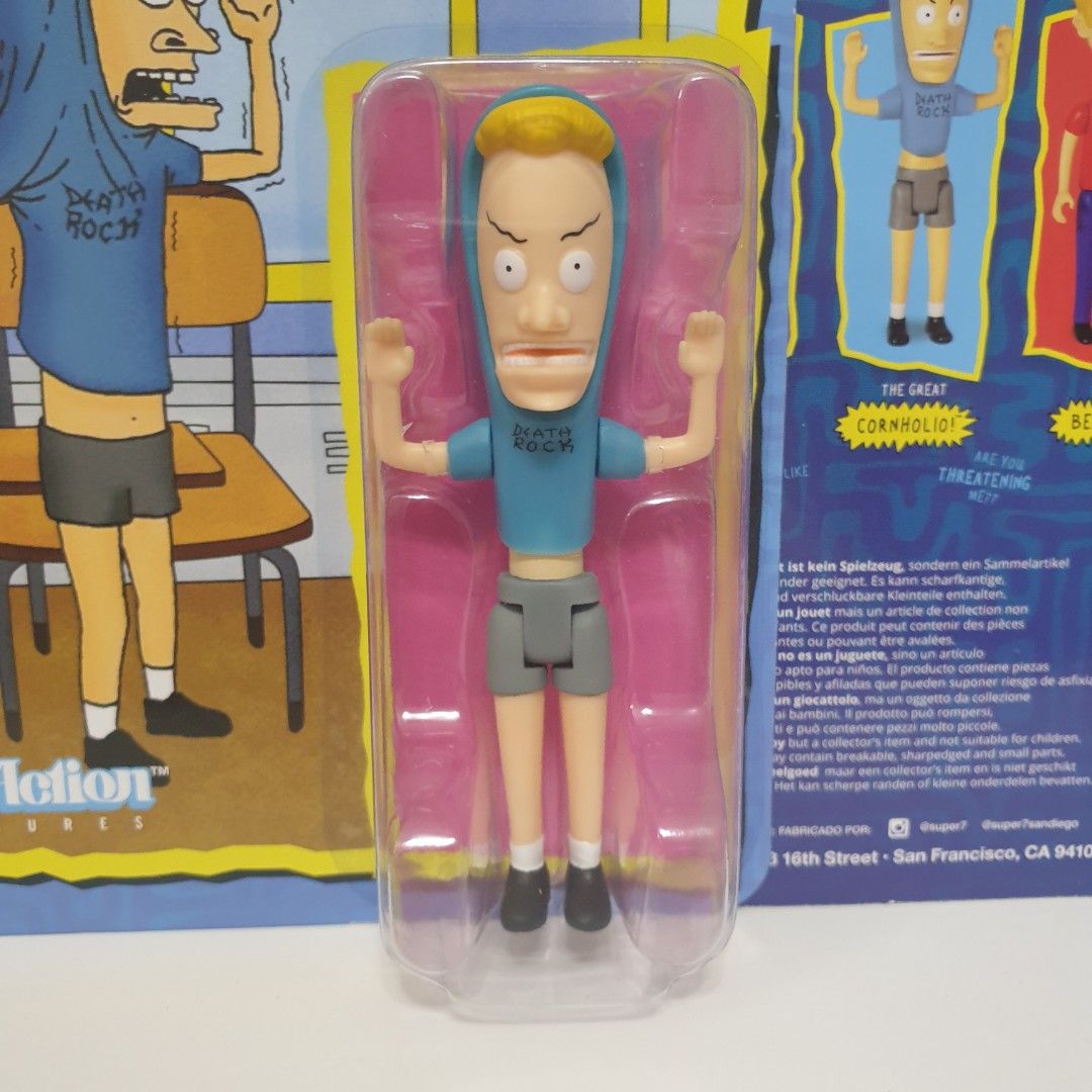 THE GREAT CORNHOLIO! Beavis and ButtHead ReAction Figures, Hobbies