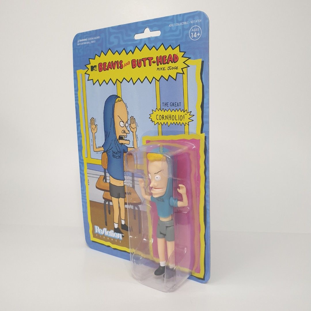 THE GREAT CORNHOLIO! Beavis and ButtHead ReAction Figures, Hobbies