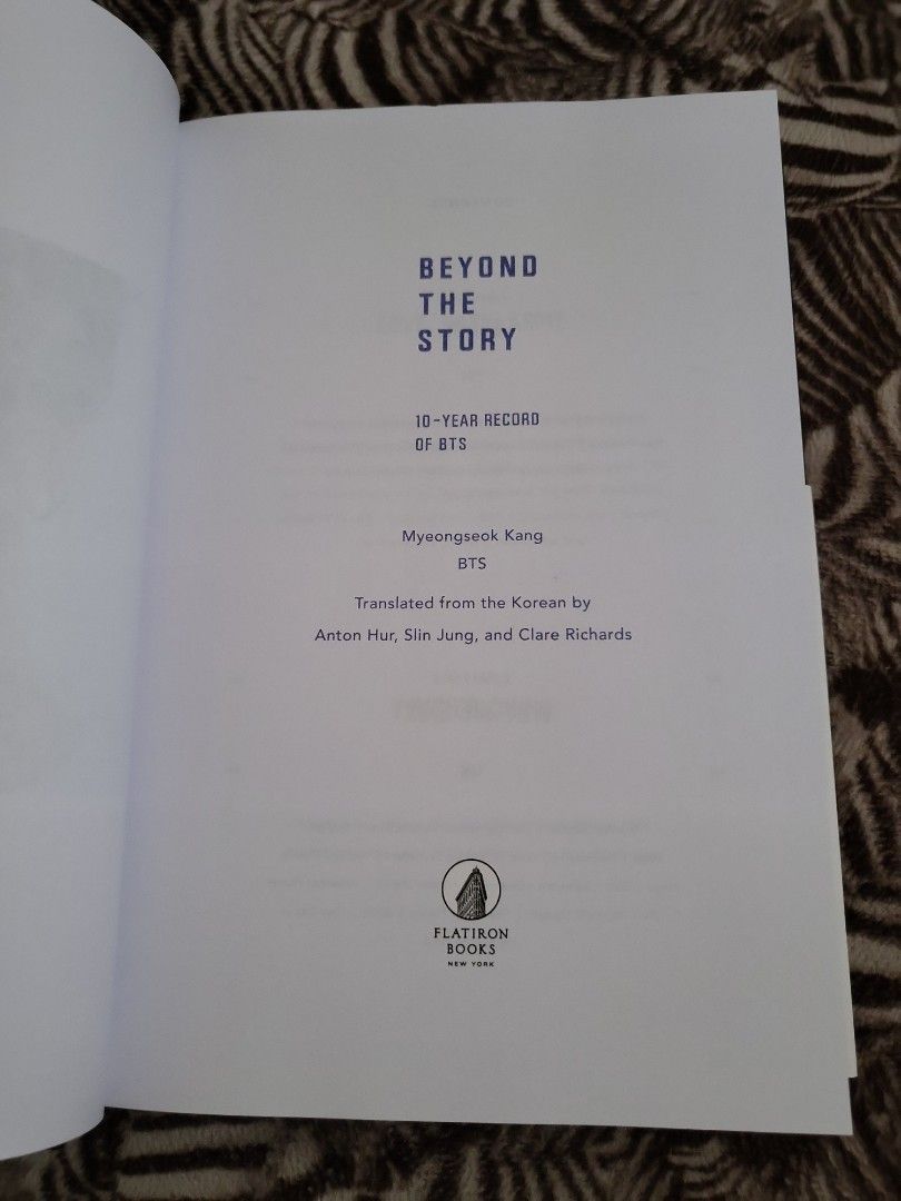 Beyond The Story 10 year record BTS Book | Buku BTS | Novel BTS on ...
