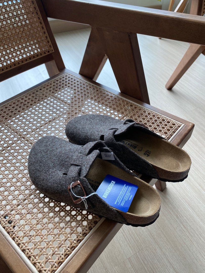 Birkenstock boston sales cocoa wool