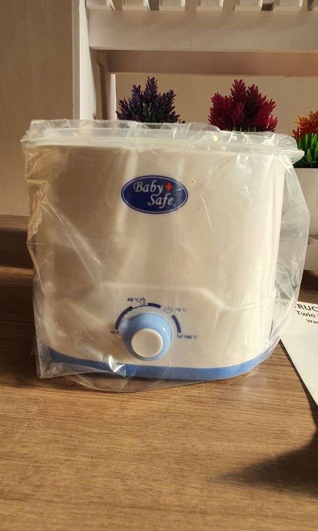 Bottle Sterilizer BABY SAFE Twin Bottle Warmer Pemanas Steril Botol Bayi