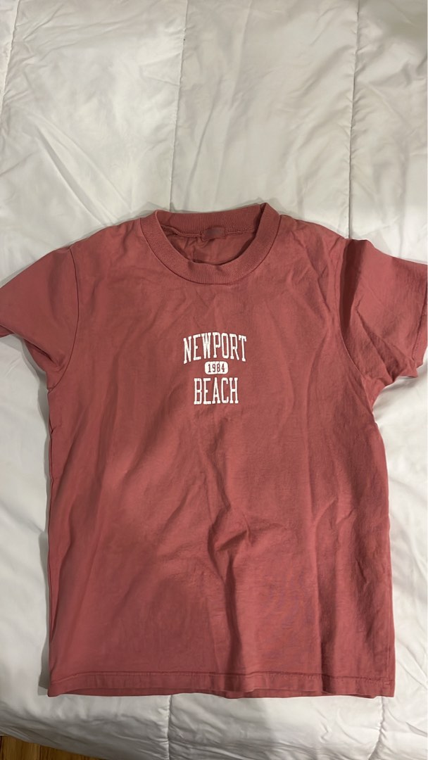 brandy Melville Newport 1984 beach shirt, Women's Fashion, Tops, Shirts