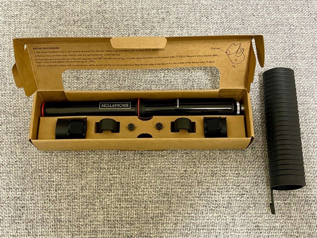 Brompton original pump set, Sports Equipment, Bicycles & Parts, Parts ...