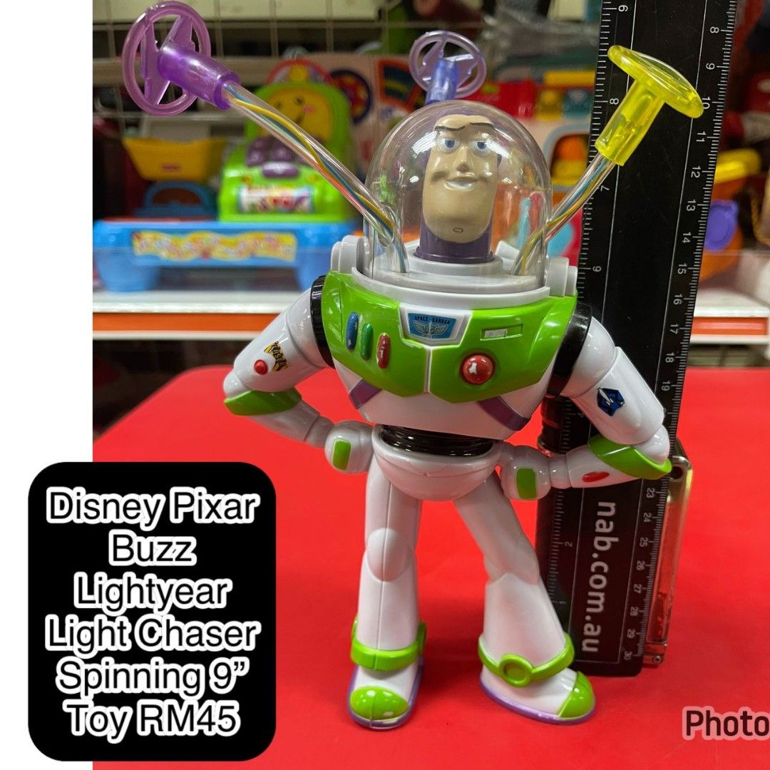 Buzz lightyear spinning light up toy new arrivals