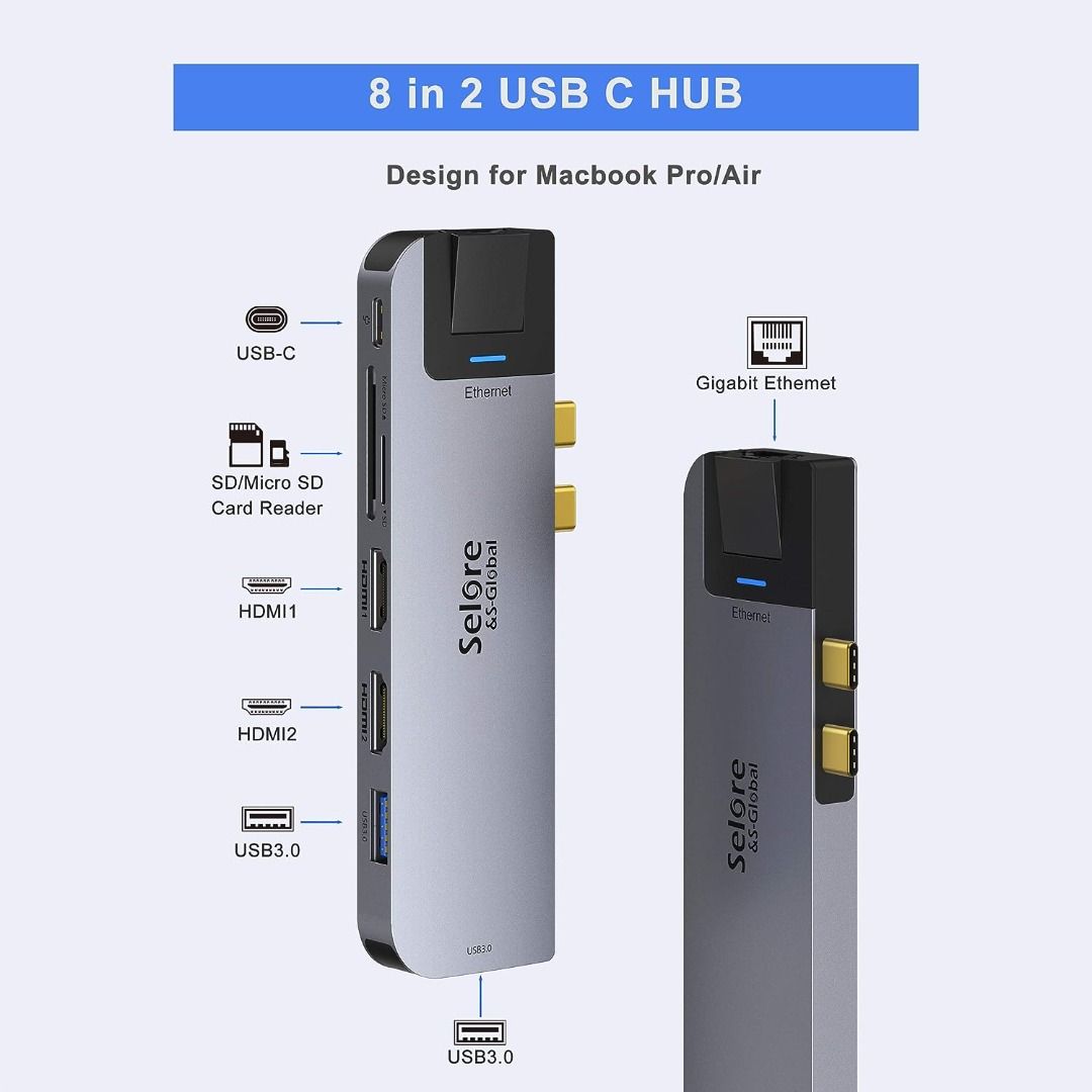 Plugable USB C SD Card Reader USB C Card Reader for SD Micro SD MMC or MS  Cards Compatible with Thunderbolt and USB C 2017 2018 2019 MacBook Pro 2018  MacBook Air