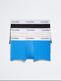 🔥不怕萬梓良🔥Calvin Klein CK男裝底褲 一包3條 中碼Modern Cotton Stretch 3  Pack Low Rise Trunk  size medium64192808475010110